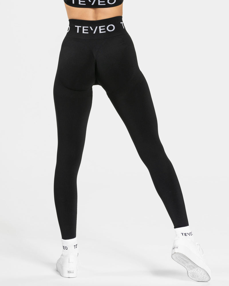 Legging Covert Scrunch Signature « Noir »