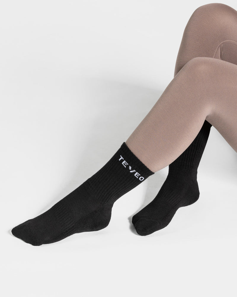 Chaussettes de tennis (2 paires) « noir »