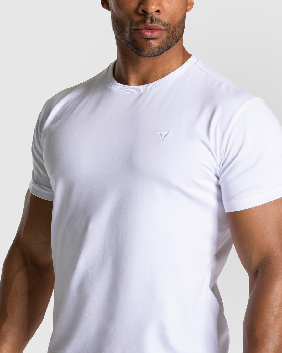 T-shirt Fitted Timeless Pro « blanc »