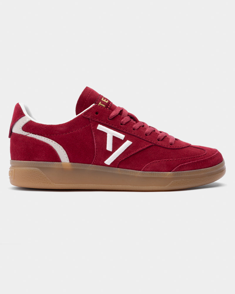 Baskets Classic Femme « bordeaux/blanc cassé »