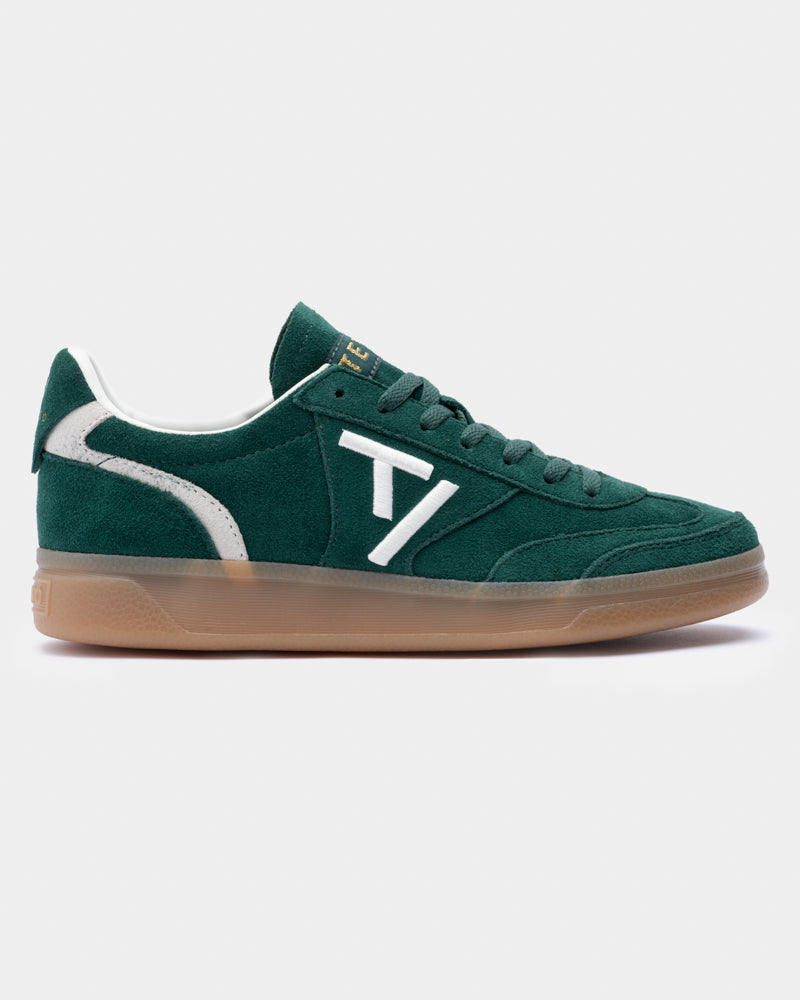 Baskets Classic Femme « vert foncé/blanc cassé »