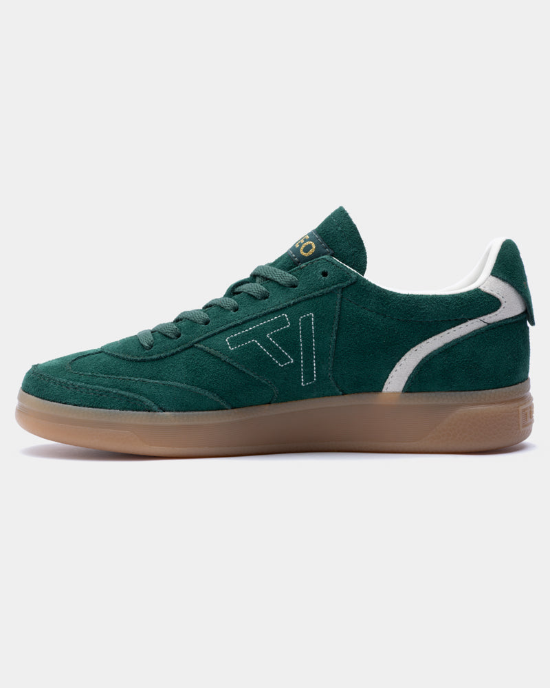 Baskets Classic Femme « vert foncé/blanc cassé »