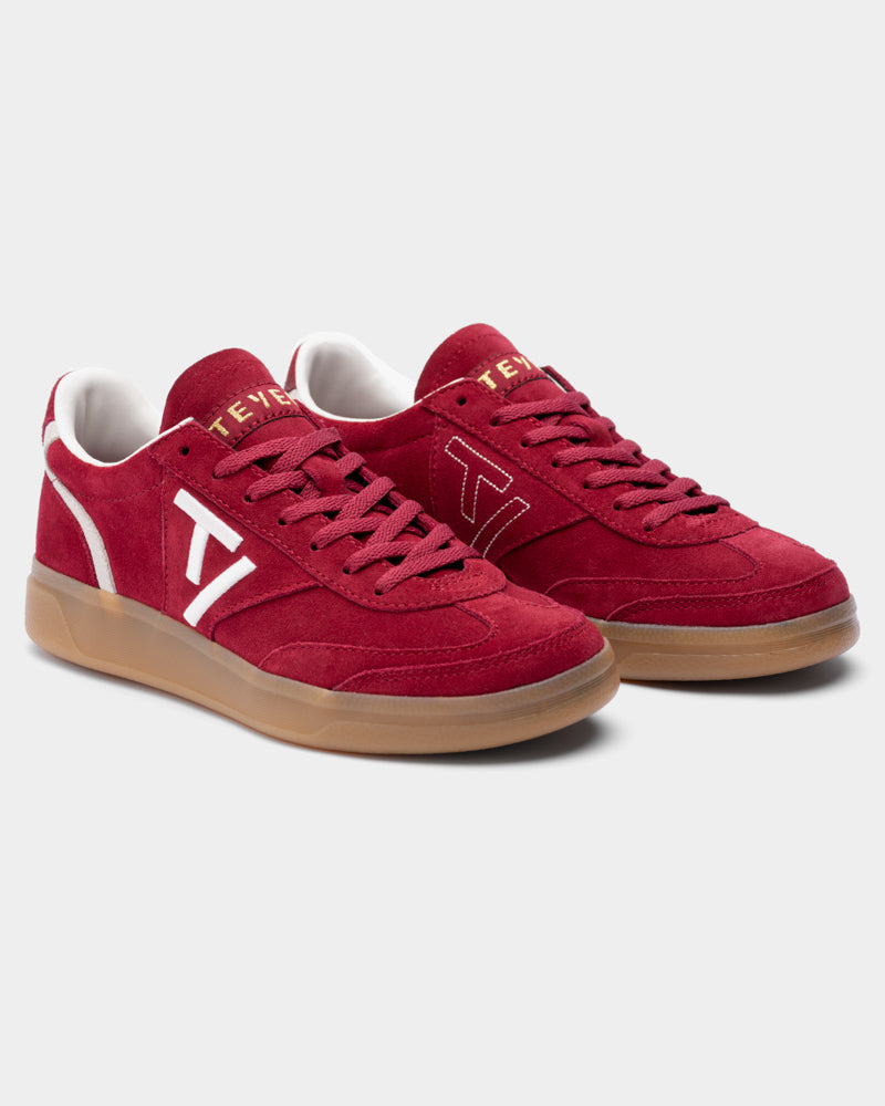 Baskets Classic Femme « bordeaux/blanc cassé »