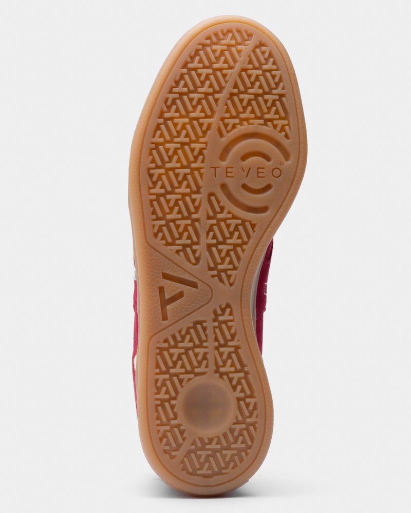 Baskets Classic Femme « bordeaux/blanc cassé »