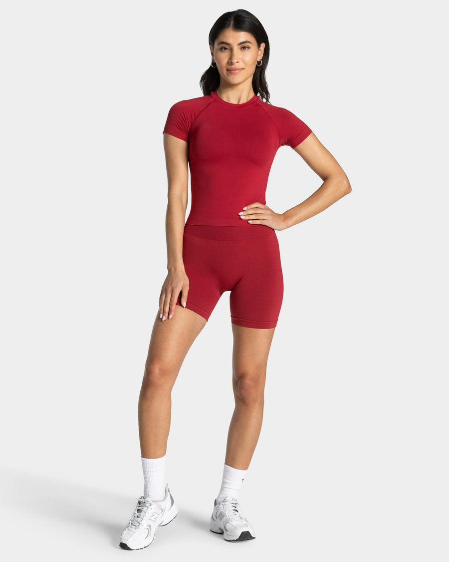 Short Covert Scrunch Timeless Pro « Cherry »