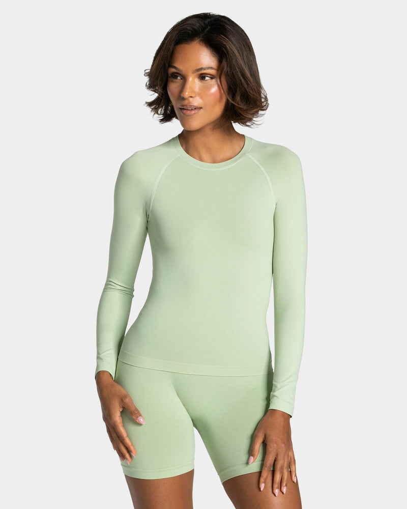 Haut à manches longues Timeless Pro « Ice Matcha »