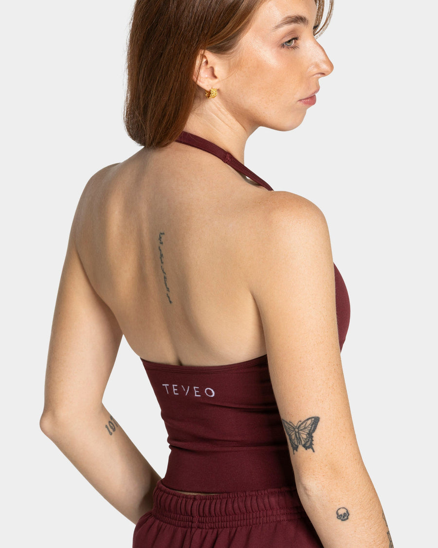 Haut dos nu Timeless Pro « bordeaux »