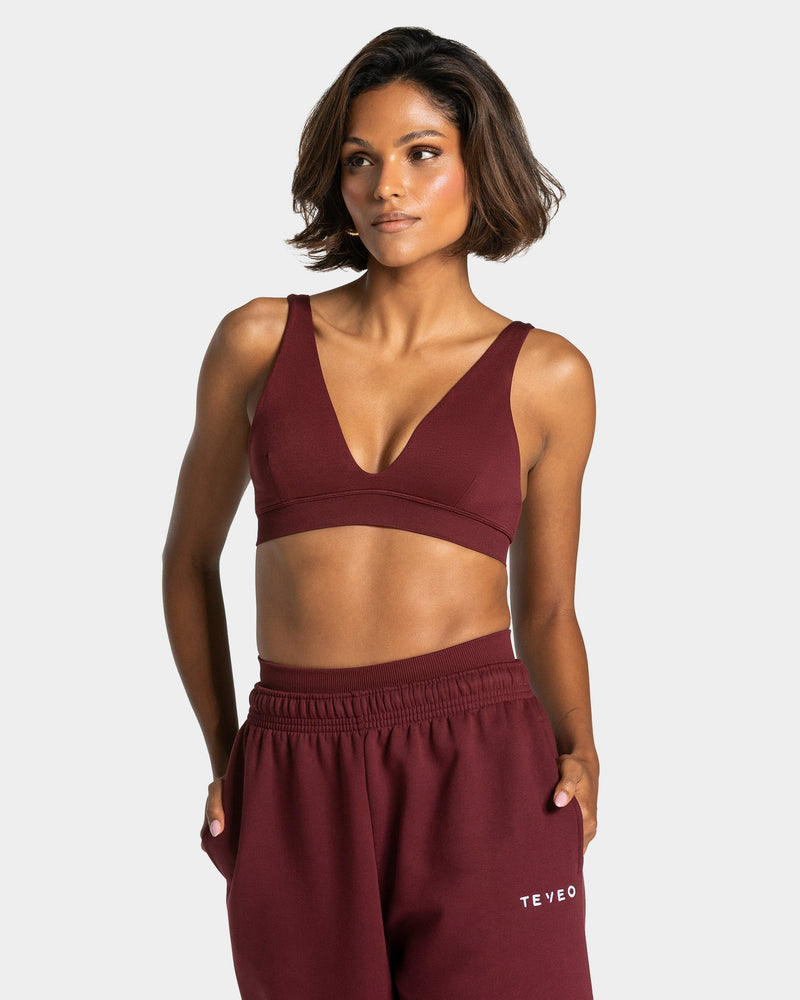Brassière triangle Timeless Pro « bordeaux »