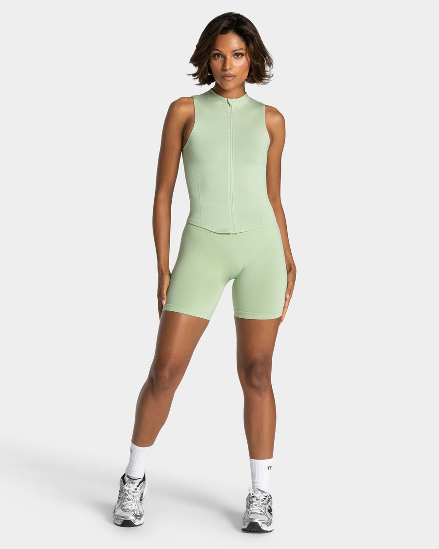 Débardeur zippé Timeless Pro « Ice Matcha »