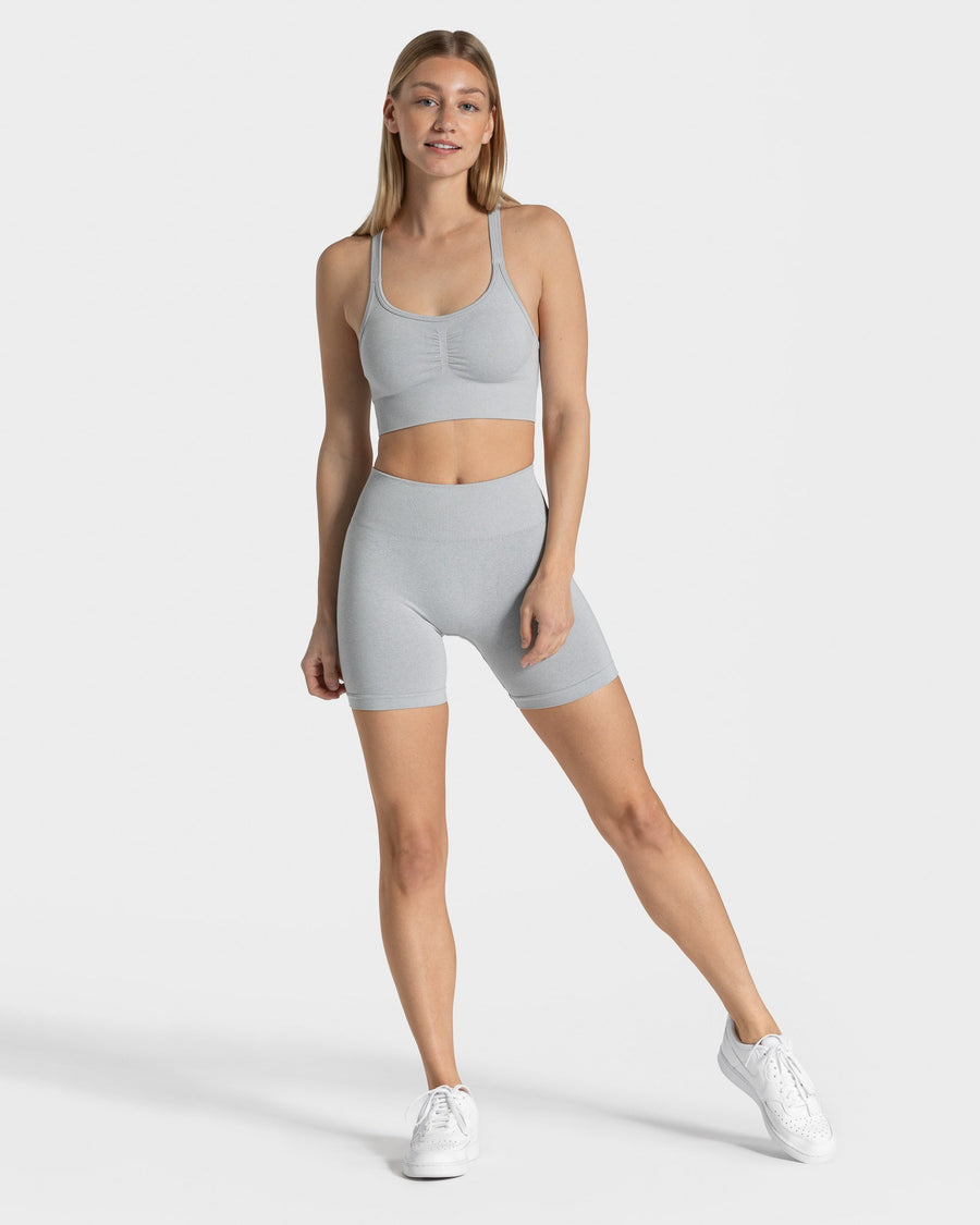 Short Timeless Scrunch « gris clair »