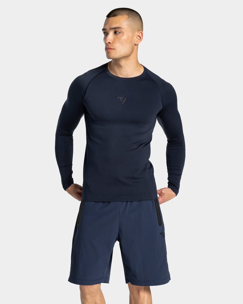 Haut à manches longues Workout sans coutures « Midnight »