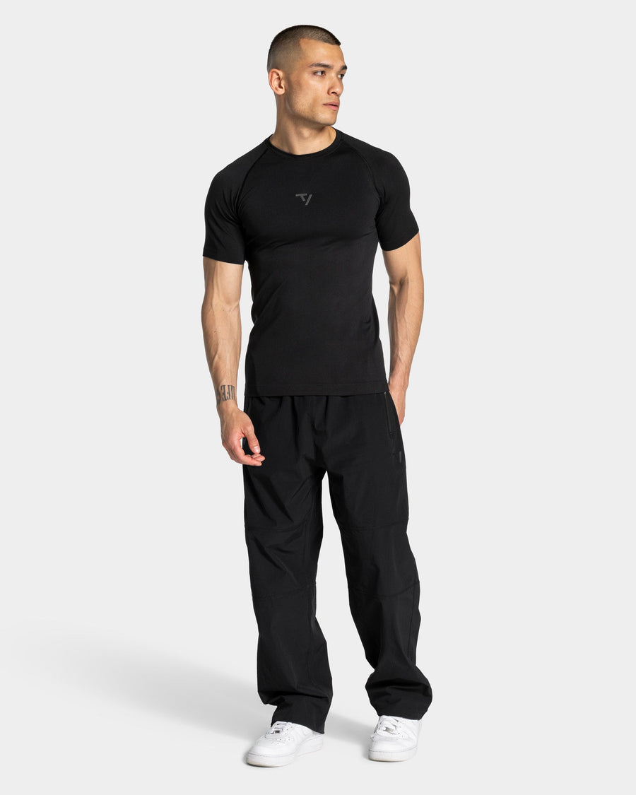 T-shirt Workout sans coutures « noir/anthracite »