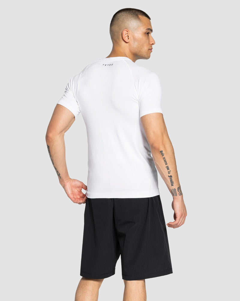 T-shirt Workout sans coutures « blanc »