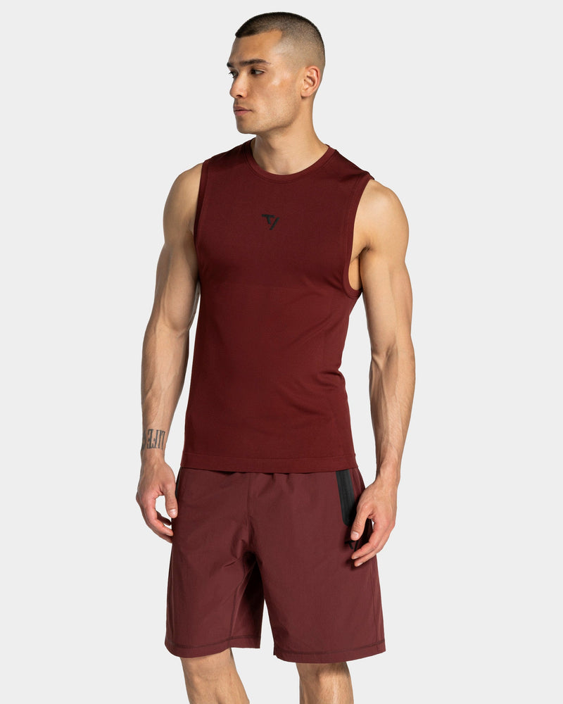 Débardeur Workout sans coutures « merlot »