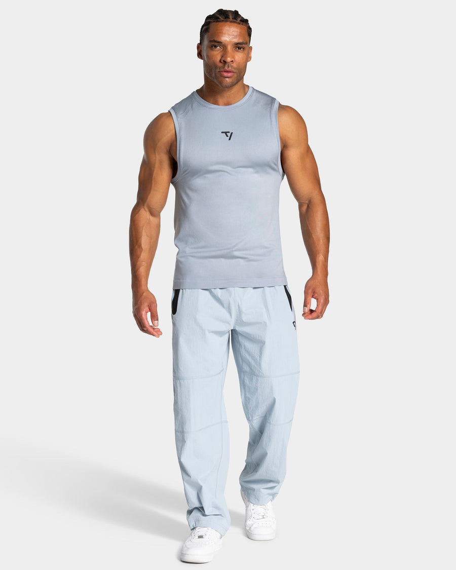 Débardeur Workout sans coutures « bleu acier »