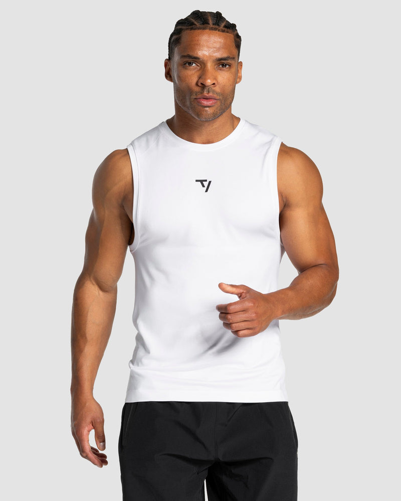 Débardeur Workout sans coutures « blanc »
