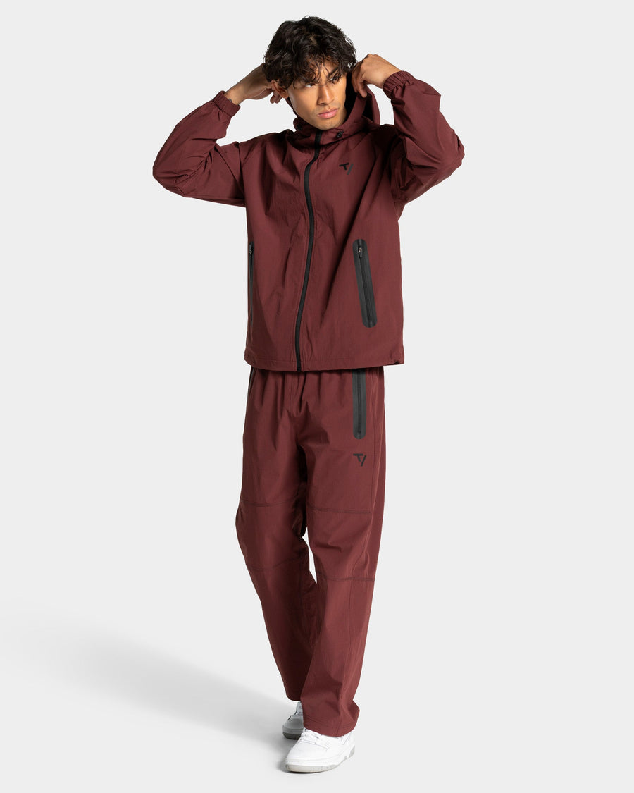 Veste de sport zippée Workout « merlot »