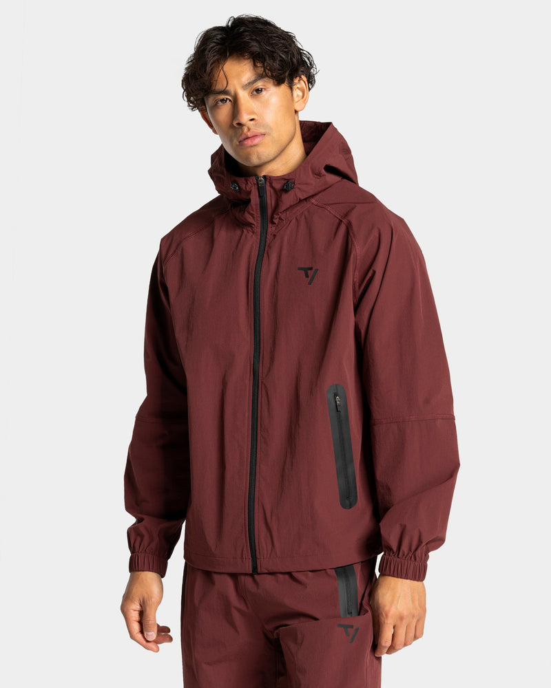 Veste de sport zippée Workout « merlot »