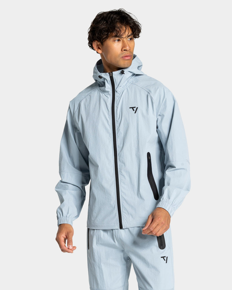 Veste de sport zippée Workout « bleu acier »