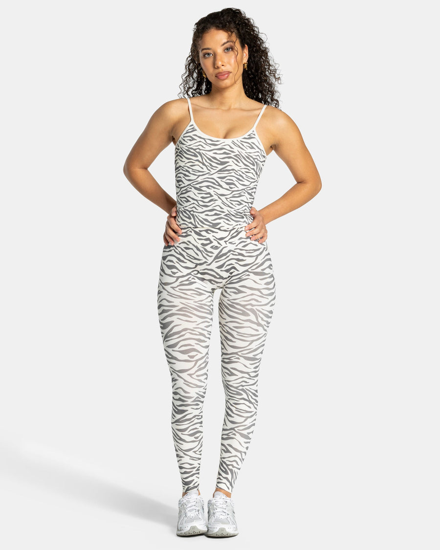 Legging Sculpt Scrunch Contrastline « zèbre blanc cassé »