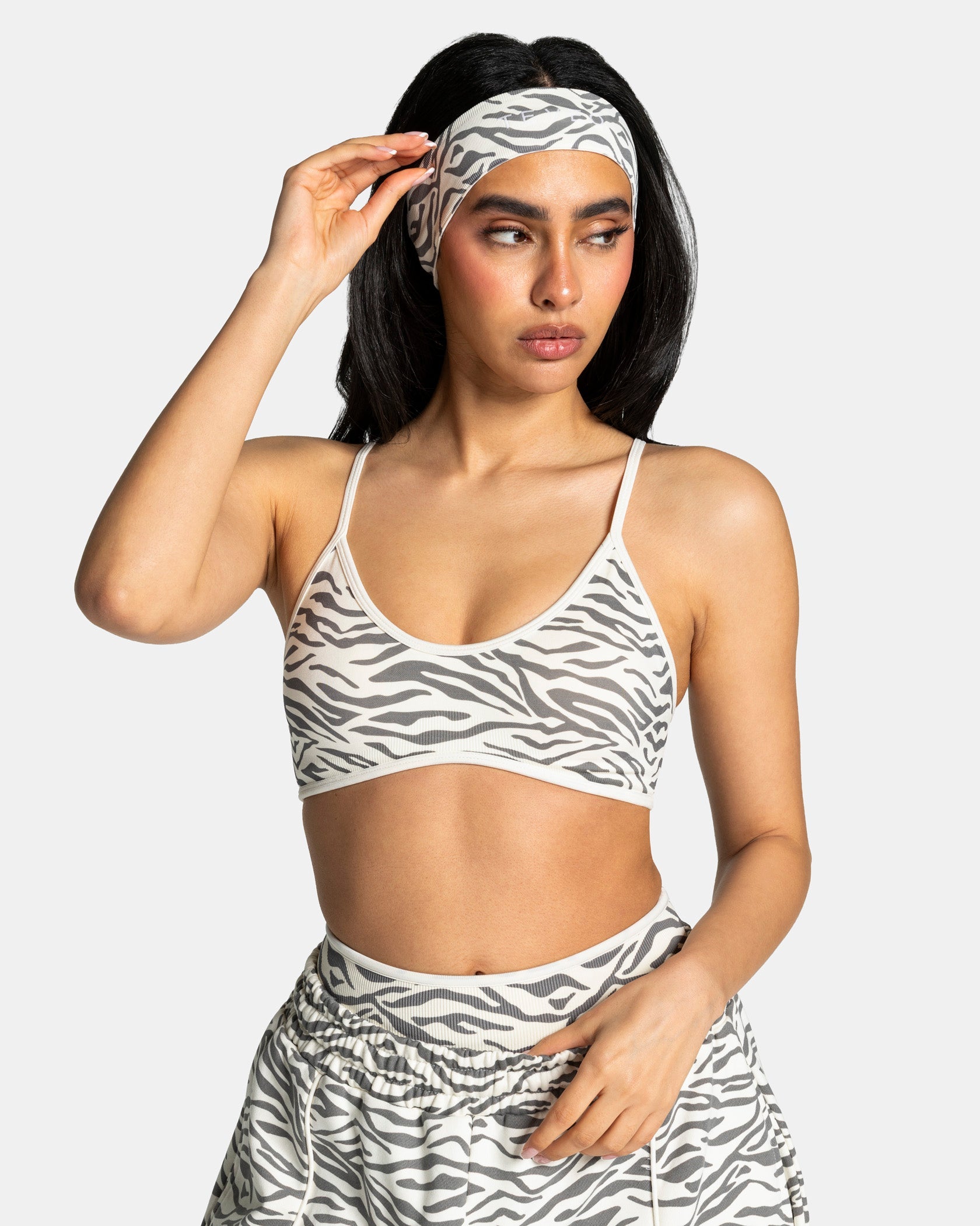 Bandeau Contrastline « zèbre blanc cassé »