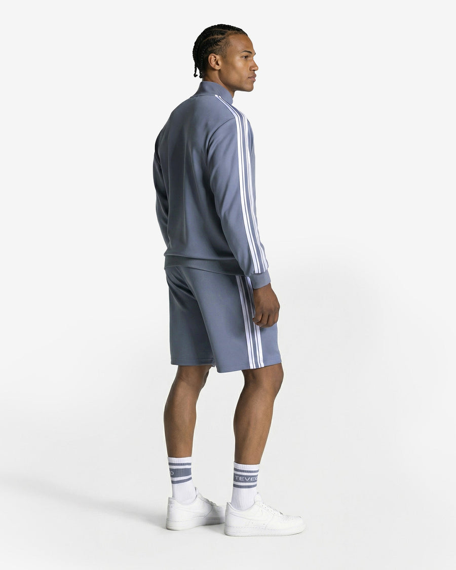 Veste zippée Club « bleu acier »