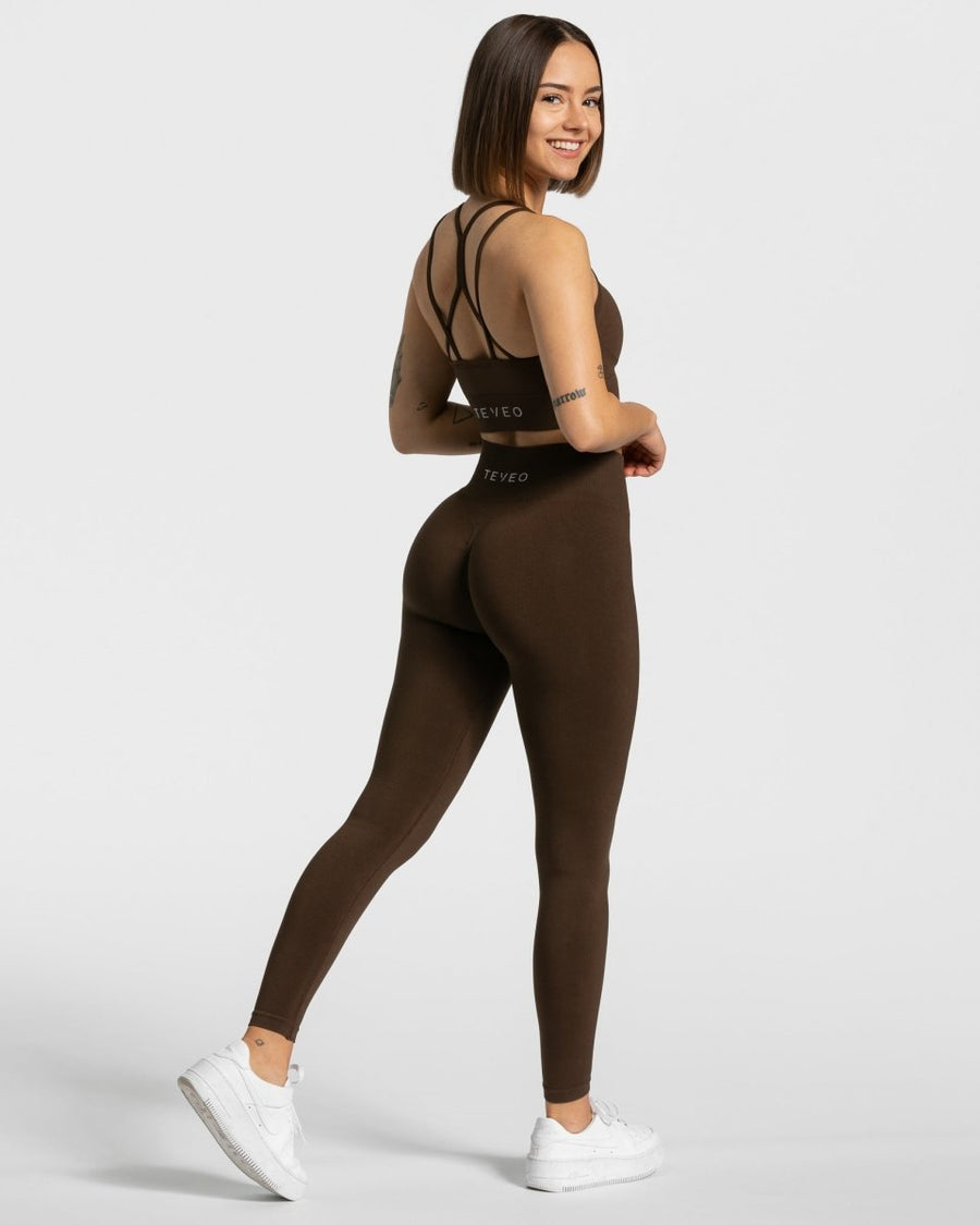 Brassière Timeless Scrunch « marron foncé »