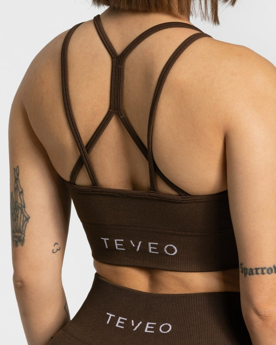Brassière Timeless Scrunch « marron foncé »