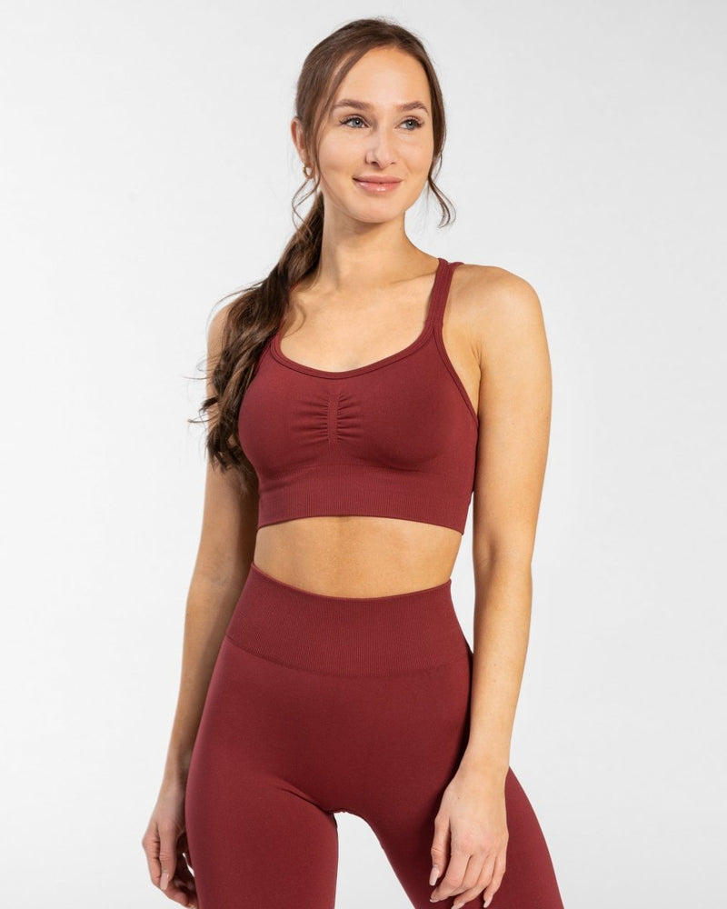 Brassière Timeless Scrunch « bordeaux »