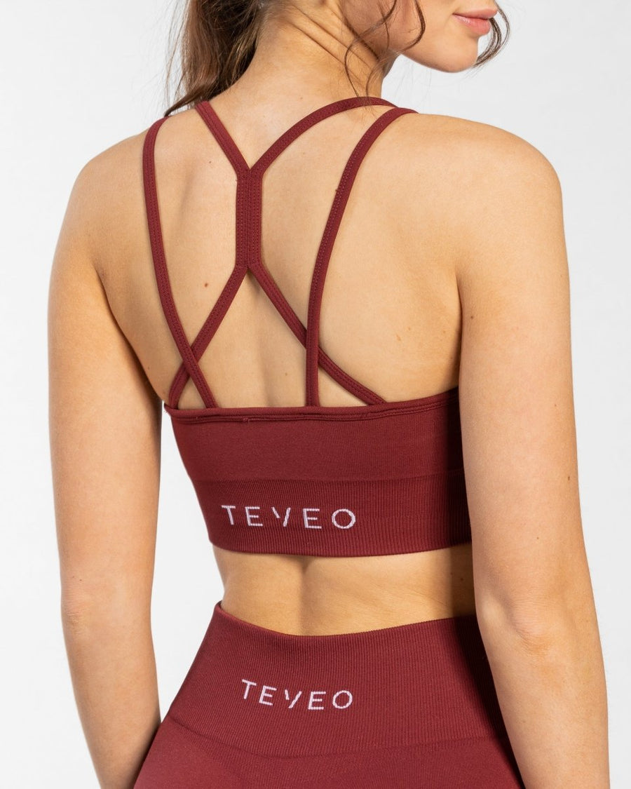 Brassière Timeless Scrunch « bordeaux »