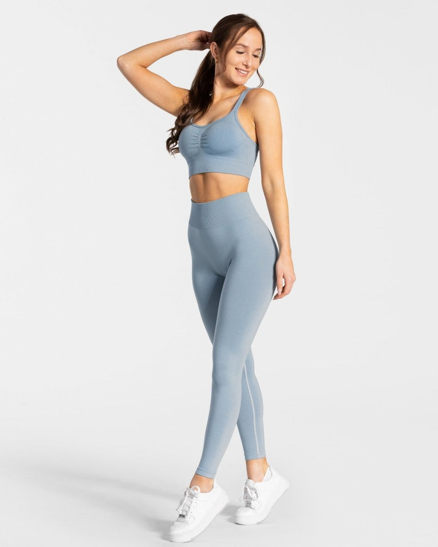 Legging Timeless Scrunch « bleu acier »