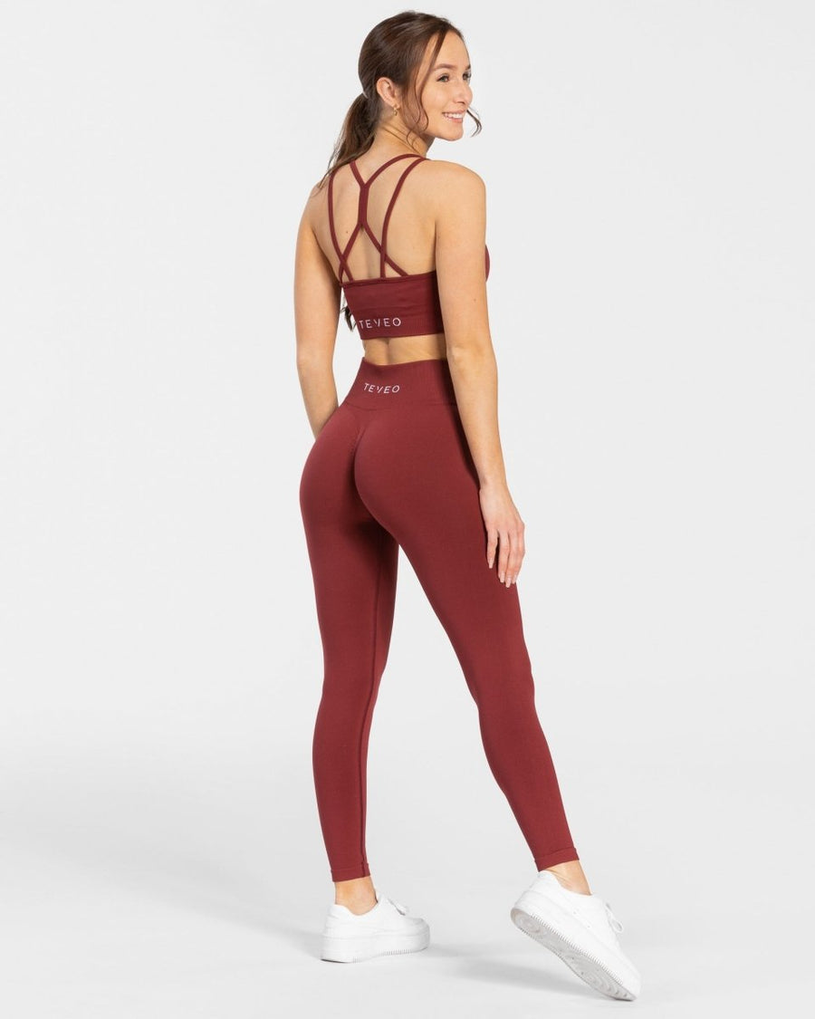 Legging Timeless Scrunch « bordeaux »