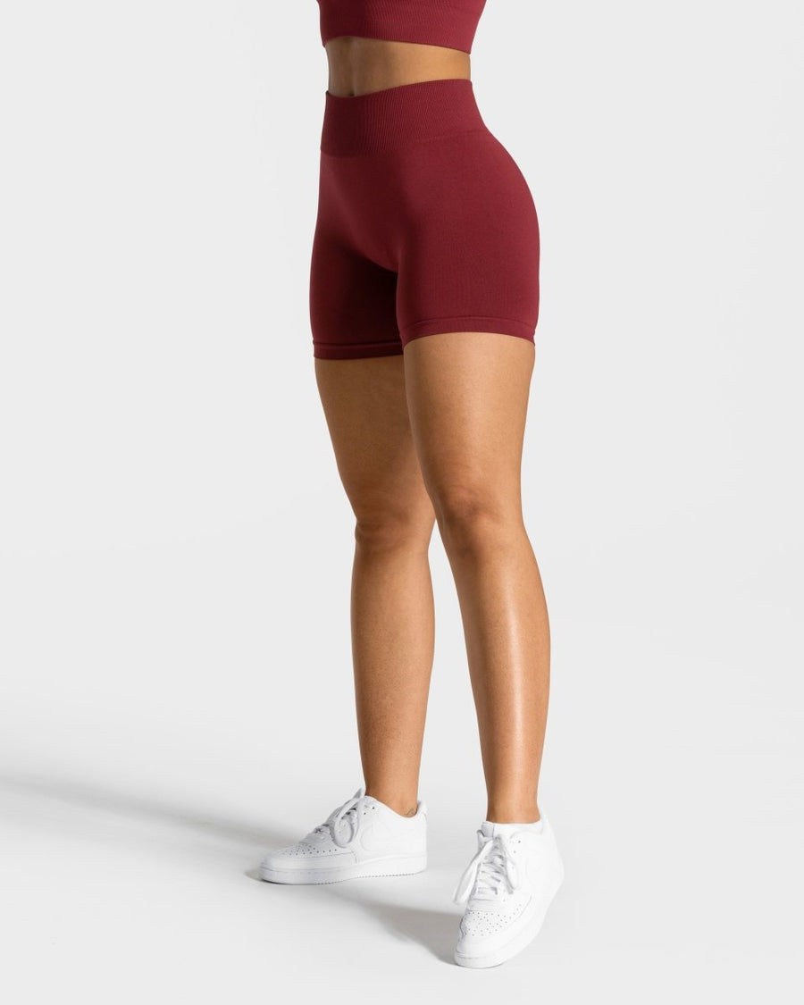 Short Timeless Scrunch « bordeaux »