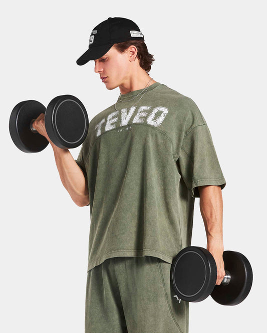 Legacy Lifting Oversized T-Shirt Acid khaki